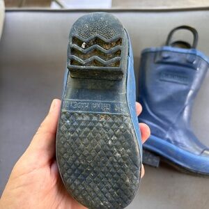 LL BEAN toddler size 7 rain boots